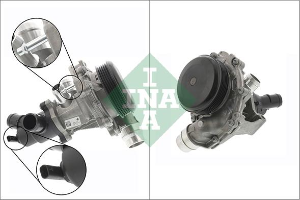 INA 538 0731 10 - Водяний насос autodetail.com.ua