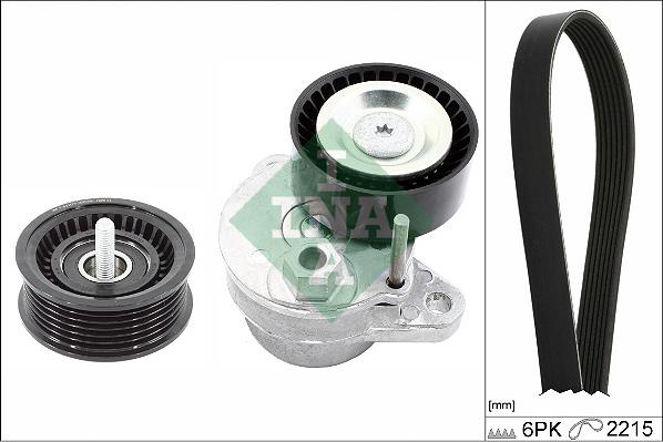 INA 529 0499 10 - Комплект поліклинових ременів autodetail.com.ua