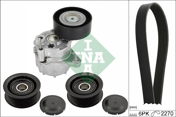 INA 529 0449 10 - Комплект поліклинових ременів autodetail.com.ua