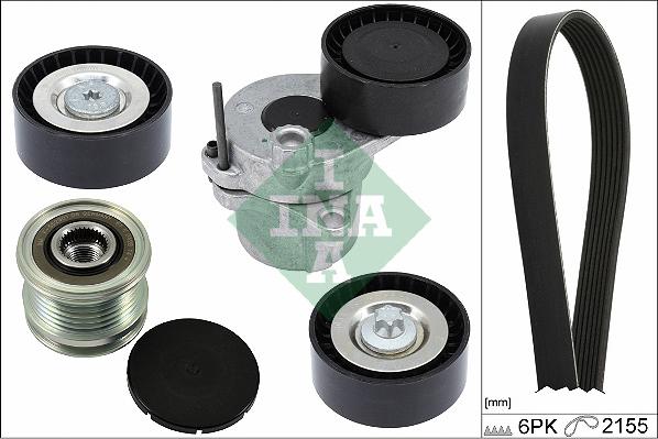 INA 529 0479 20 - Комплект поліклинових ременів autodetail.com.ua