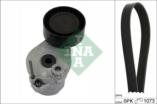 INA 529 0530 10 - Комплект поліклинових ременів autodetail.com.ua