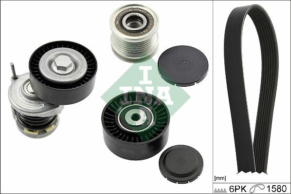 INA 529 0521 20 - Комплект поліклинових ременів autodetail.com.ua