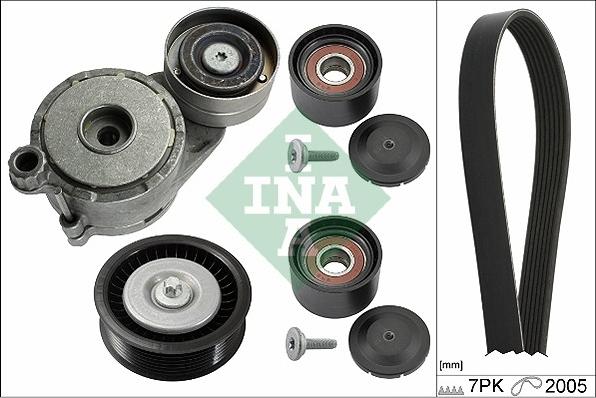 INA 529 0171 10 - Комплект поліклинових ременів autodetail.com.ua