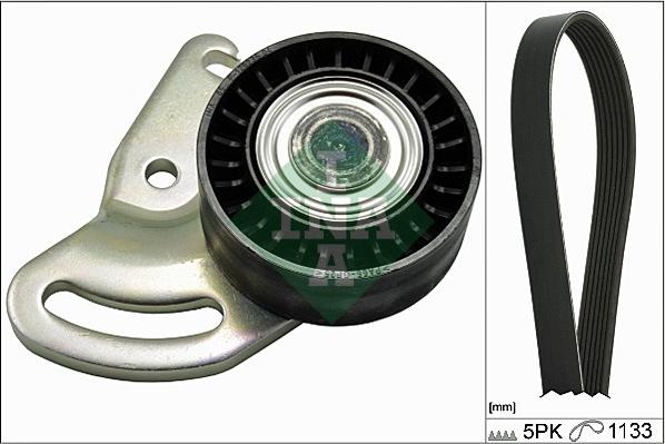 INA 529 0178 10 - Комплект поліклинових ременів autodetail.com.ua
