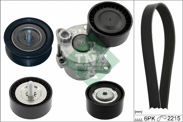 INA 529 0361 10 - Комплект поліклинових ременів autodetail.com.ua