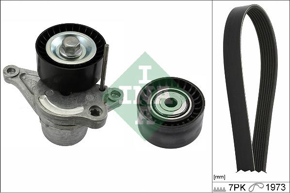 INA 529 0317 10 - Комплект поліклинових ременів autodetail.com.ua