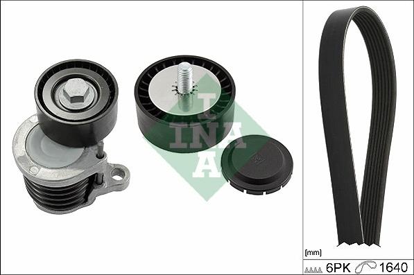 INA 529 0238 10 - Комплект поліклинових ременів autodetail.com.ua