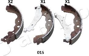 Japko 55015 - Комплект гальмівних колодок autodetail.com.ua