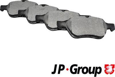 JP Group 4363600610 - Комплект гальмівних накладок, дискове гальмо autodetail.com.ua
