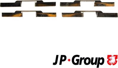JP Group 1163650610 - Комплект приладдя, накладка дискового гальма autodetail.com.ua