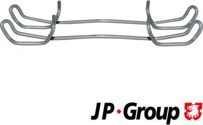 JP Group 1163650210 - Комплект приладдя, накладка дискового гальма autodetail.com.ua