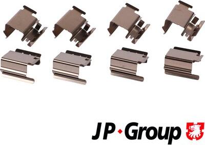 JP Group 1163651610 - Комплект приладдя, накладка дискового гальма autodetail.com.ua