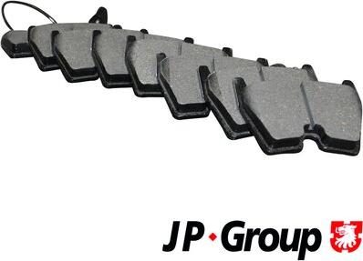 JP Group 1163609310 - Комплект гальмівних накладок, дискове гальмо autodetail.com.ua