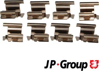 JP Group 1163750310 - Комплект приладдя, накладка дискового гальма autodetail.com.ua