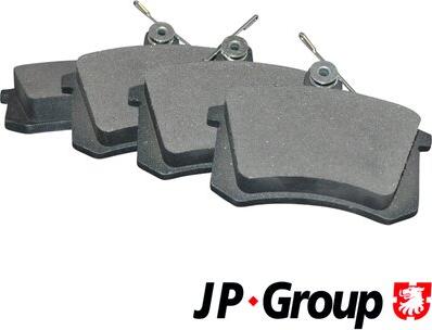 JP Group 1163705810 - Комплект гальмівних накладок, дискове гальмо autodetail.com.ua