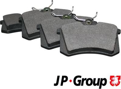 JP Group 1163705310 - Комплект гальмівних накладок, дискове гальмо autodetail.com.ua