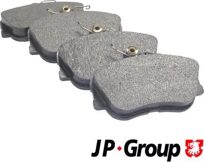 JP Group 1363600410 - Комплект гальмівних накладок, дискове гальмо autodetail.com.ua