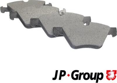 JP Group 1363601010 - Комплект гальмівних накладок, дискове гальмо autodetail.com.ua