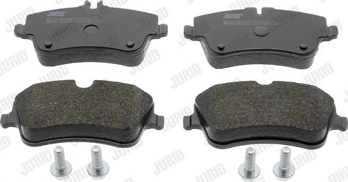 Jurid 571986J - Комплект гальмівних накладок, дискове гальмо autodetail.com.ua