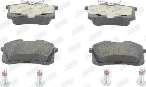Jurid 573032J - Комплект гальмівних накладок, дискове гальмо autodetail.com.ua