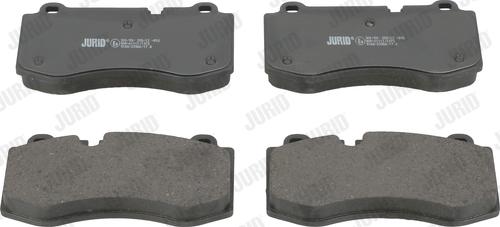 Jurid 573178J - Комплект гальмівних накладок, дискове гальмо autodetail.com.ua