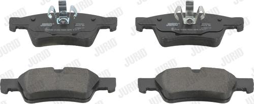 Jurid 573202J - Комплект гальмівних накладок, дискове гальмо autodetail.com.ua