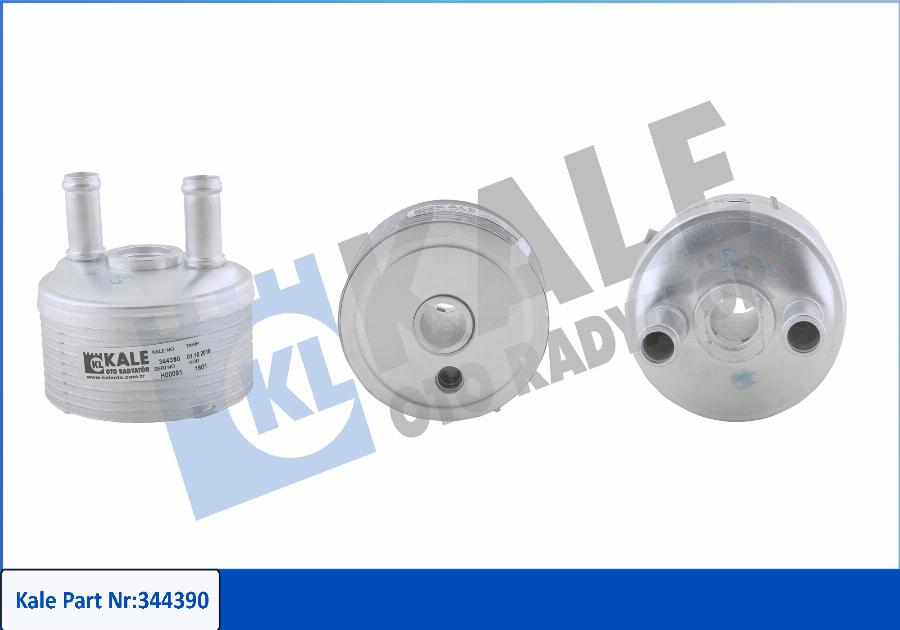 KALE OTO RADYATÖR 344390 - Оливний радіатор, автоматична коробка передач autodetail.com.ua