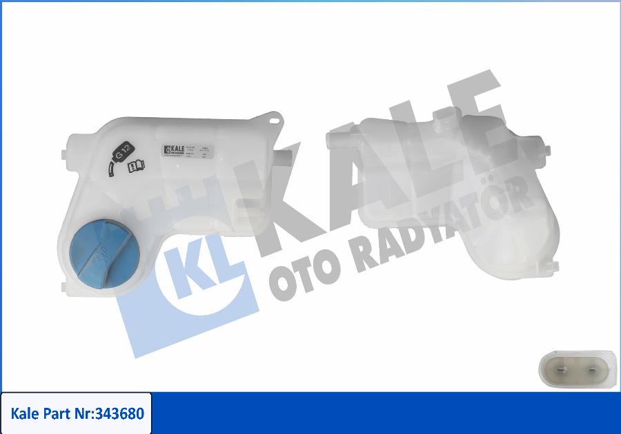 KALE OTO RADYATÖR 343680 - Розширювальний бачок, охолоджувальна рідина autodetail.com.ua