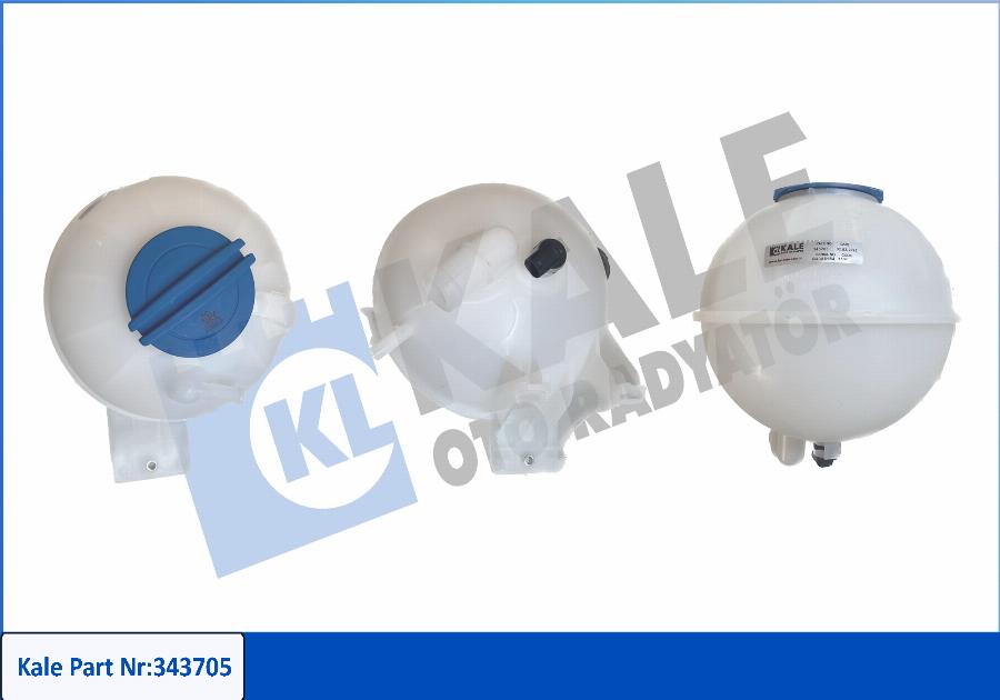 KALE OTO RADYATÖR 343705 - Розширювальний бачок, охолоджувальна рідина autodetail.com.ua