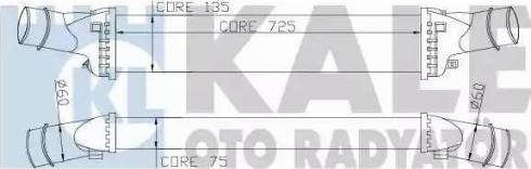 KALE OTO RADYATÖR 342400 - Охолоджувач наддувального повітря autodetail.com.ua