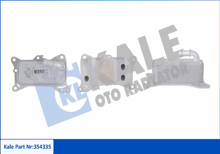 KALE OTO RADYATÖR 354335 - Охолоджувач оливи, моторна олива autodetail.com.ua