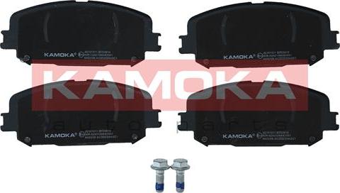 Kamoka JQ101011 - Комплект гальмівних накладок, дискове гальмо autodetail.com.ua