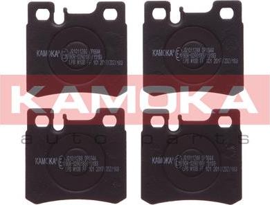 Kamoka JQ1011288 - Комплект гальмівних накладок, дискове гальмо autodetail.com.ua