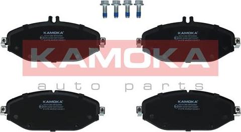 Kamoka JQ101360 - Комплект гальмівних накладок, дискове гальмо autodetail.com.ua
