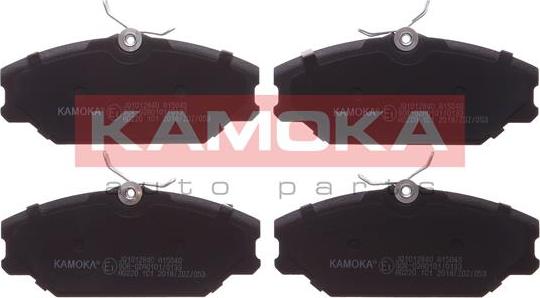 Kamoka JQ1012840 - Комплект гальмівних накладок, дискове гальмо autodetail.com.ua