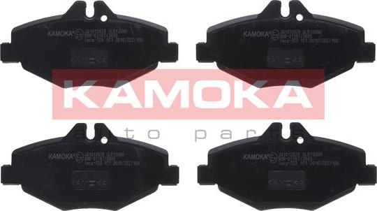 Kamoka JQ1012828 - Комплект гальмівних накладок, дискове гальмо autodetail.com.ua