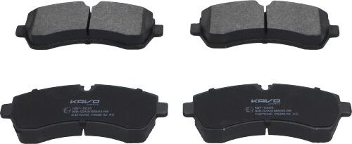 Kavo Parts KBP-10033 - Комплект гальмівних накладок, дискове гальмо autodetail.com.ua