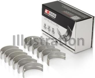 King MB 606AM0.5 - Комплект підшипників колінчатого вала autodetail.com.ua