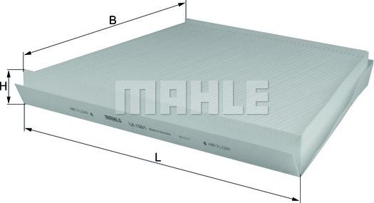KNECHT LA 156/1 - Фільтр, повітря у салоні autodetail.com.ua