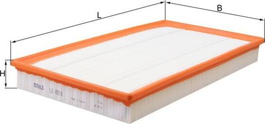 KNECHT LX 4919 - Повітряний фільтр autodetail.com.ua