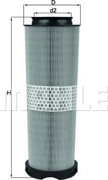 KNECHT LX 1020/1 - Повітряний фільтр autodetail.com.ua