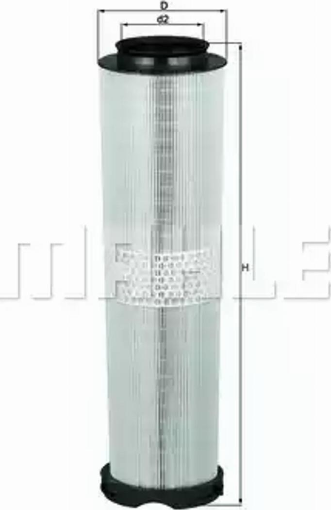 KNECHT LX 816/5 - Повітряний фільтр autodetail.com.ua