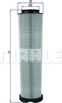 KNECHT LX 816/6 - Повітряний фільтр autodetail.com.ua