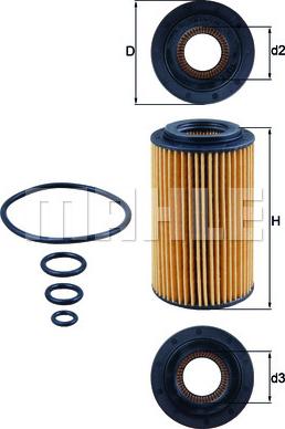 KNECHT OX 153/7D - Оливний фільтр autodetail.com.ua