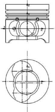 Kolbenschmidt 40190600 - Поршень autodetail.com.ua