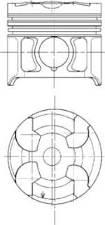 Kolbenschmidt 94819700 - Поршень autodetail.com.ua