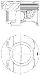 Kolbenschmidt 41 790 600 - Поршень autodetail.com.ua