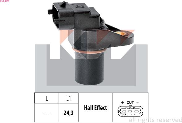 KW 453 459 - Датчик, положення кулачкового вала autodetail.com.ua