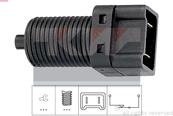 KW 510 075 - Перемикач стоп-сигналу autodetail.com.ua