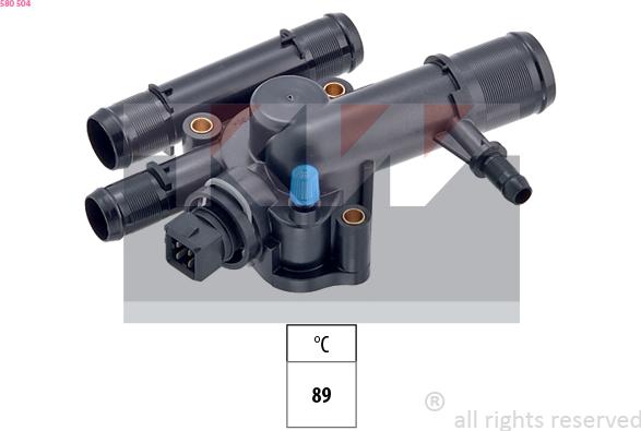 KW 580 504 - Термостат, охолоджувальна рідина autodetail.com.ua